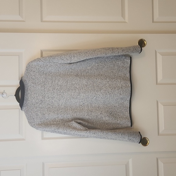 Nautica Men's Long Sleeve Heather Gray Fleece Pullover Jacket Size L/G - Picture 11 of 12